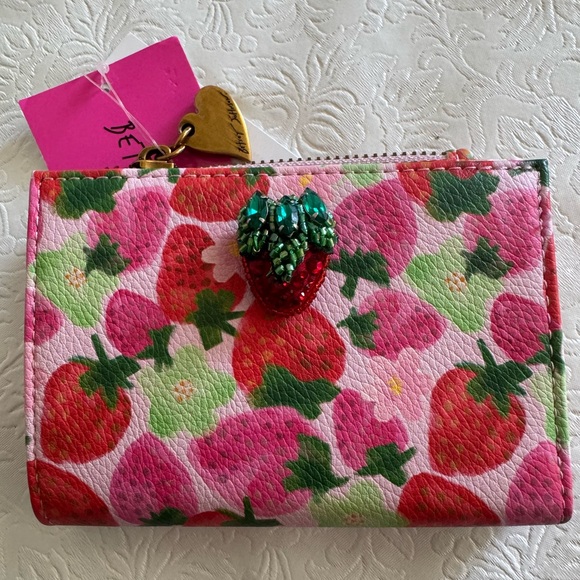 Betsey Johnson Strawberry Bifold - Picture 4 of 6